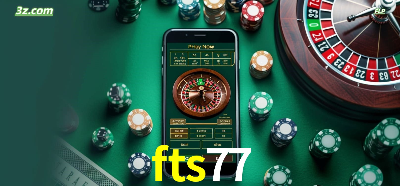 Roleta online no cassino fts77 disponível em celular e computador